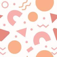 seamless pattern with colorful hearts