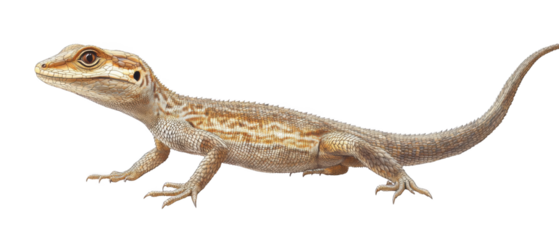 Bearded dragon lizard cutout transparent background reptile action pose natural habitat environment