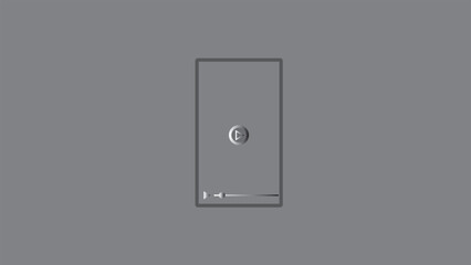 Abstract mobile phone line icon. simple mobile icon simple vector illustration.