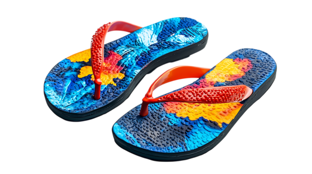 flip flops isolated on white background