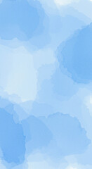 Obraz premium Abstract Blue Watercolor Background with Artistic Strokes