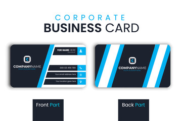 Premium Sleek Business Card Template for Tech & Startup Professionals