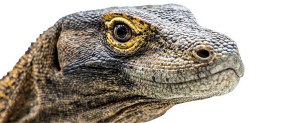 Captivating monitor lizard close-up wildlife photography macro view nature's beauty