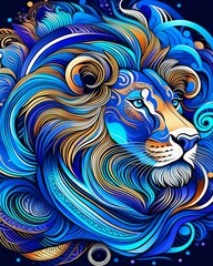 Lion in the sky