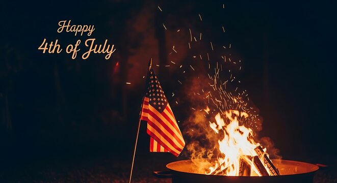 Celebrating Independence Day A Bonfire Night Under the Stars