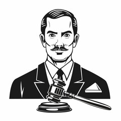 Old Sailing Ship Logo Images. An old sailing ship on the sea waves logo vector.