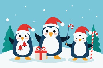 Emperor Penguin Chicks Fluffy Companionship Cold