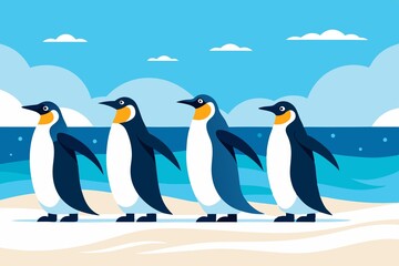 King Penguin Closeup Regal Survey Antarctic