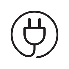 Powering Connectivity An Electrical Plug Icon Represents Energy and Technology with Modern Design Elements Clean Symbolic Communication