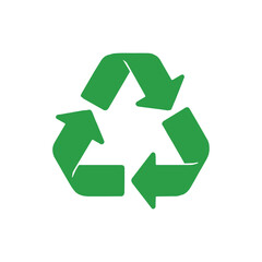 Green Recycling Symbol A Universal Icon for Environmental Responsibility Promoting Conservation and Sustainability in Waste Management Practices Worldwide