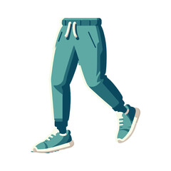 
jogger pants fashion illustration design
