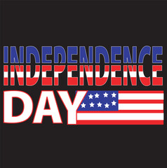 USA Independence Day t shirt design silhouette vector art illustration, 4th of July independence day