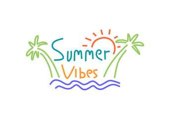 illustration captures the quintessential spirit of summer. 