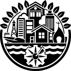Obraz premium vector illustration of a house