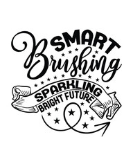 Smart Brushing Sparkling Bright Future- Electric Toothbrushes T‑shirt Design Modern Tooth Technology for Daily Freshness