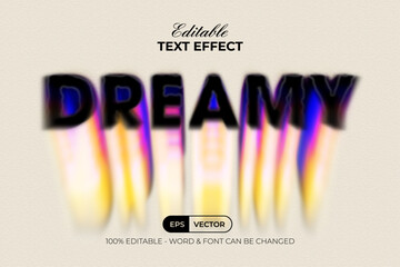 Blurry Liquid Editable Text Effect.