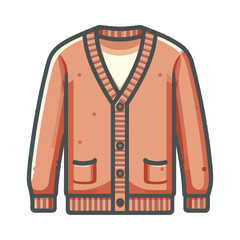 
cardigan clothing illustration design