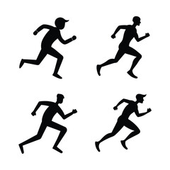 running man silhouette