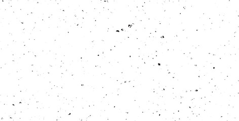 Snow, stars, twinkling lights, rain drops on black background. Abstract vector noise. Small particles of debris and dust. Distressed uneven grunge texture overlay.