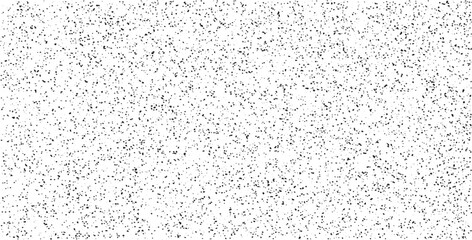 Snow, stars, twinkling lights, rain drops on black background. Abstract vector noise. Small particles of debris and dust. Distressed uneven grunge texture overlay.