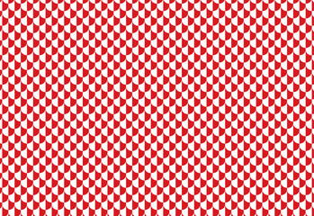 Seamless two tone geometric scale pattern in 90s red and white hues. Perfect for retro designs, digital backgrounds, or modern textiles.