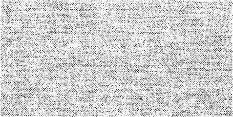 Fototapeta premium Vector fabric texture. Distressed texture of weaving fabric. Grunge background. Abstract halftone vector illustration. Overlay to create interesting effect and depth. Black isolated on white. EPS10.