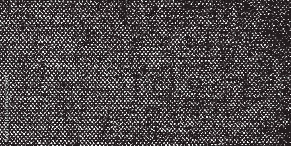 Poster vector fabric texture. distressed texture of weaving fabric. grunge background. abstract halftone ve