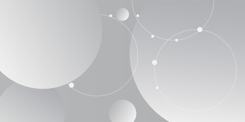 Minimal geometric background. Dynamic shapes composition. Vector illustration