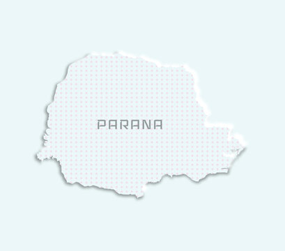 Natural Paradise of Paran&aacute; 🌿🏞️ Minimalist map of Curitiba and Iguazu Falls. Ideal for nature, travel, or eco-conscious projects!