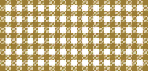 Gingham pattern icon, seamless textile texture with square checkered design, vintage woven fabric style for clothing, decoration, picnic blanket or home textile applications flat vector illustration.