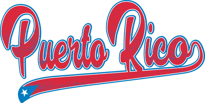 Vintage PUERTO RICO Throwback transparenT PNG