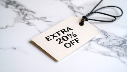 sale tag on white  background