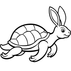 vector illustration of a turtle