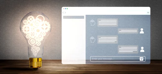 Gordijnen AI chatbot using prompt engineering and LLM deep learning delivers explainable generative AI for smarter, more efficient business support. Vouch © InfiniteFlow