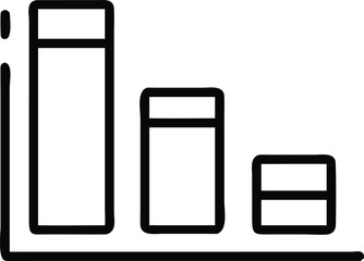 Set of realistic vector smartphone icons with blank screens, perfect for showcasing mobile technology and communication devices