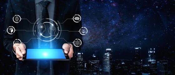 AI assistant with LLM, big data, machine learning, and generative AI powers prompt engineering and...