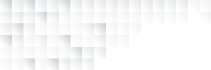 Abstract 3d modern square background. White and grey geometric pattern texture. eps 10