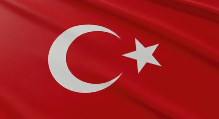Obraz premium flag, turkey, turkish, button, icon, symbol, turkish flag, caliphate flag, flag on the boat mast, flag on the mountain top, badge, country, epaulette, collar crest, coat of arms, national, banner, dra