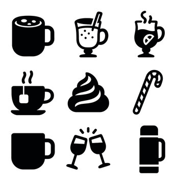 Financial Chart Icons. Outline icon set of financial charts: area chart, pie chart, histogram, scatter plot,