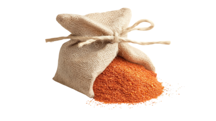 bag with gifts on white background 