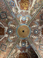 ceiling of the mosque