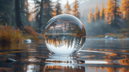 Landscape, hydrogel, sphere.