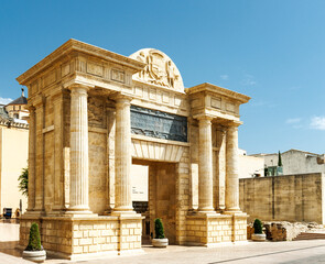 Puerta del Puente (Gate of the Bridge) in Cordoba, Andalusia, Spain, Europe