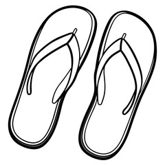 flip flops vector
