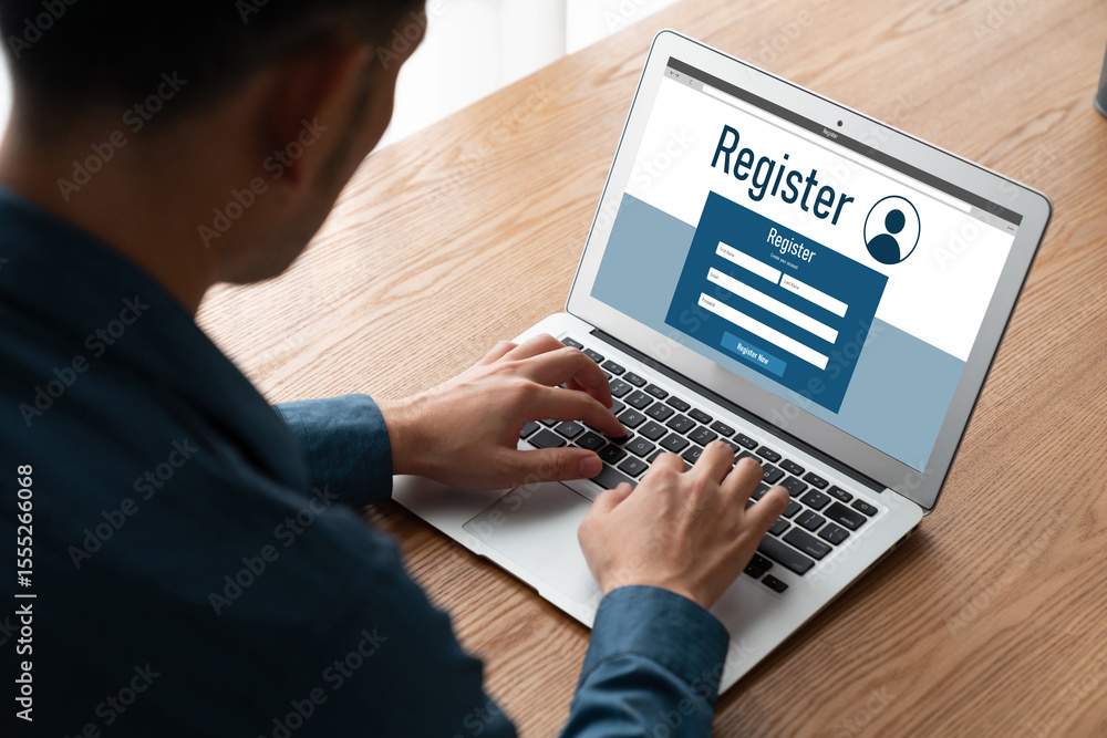 Poster online registration form for modish form filling on the internet website