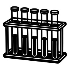 test tubes vector illustration