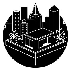 vector illustration of city skyline