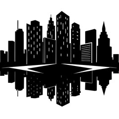 city skyline silhouette