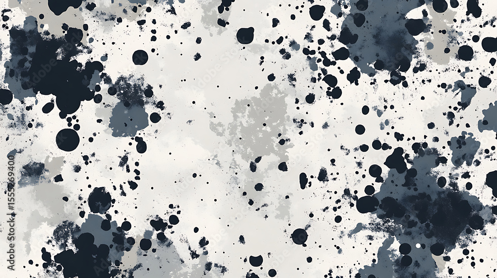 Poster ink splatter texture gray scale artistic backdrop decorative element creative design resource