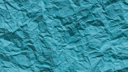Abstract Background of Folded Blue Paper Creative Detail Macro